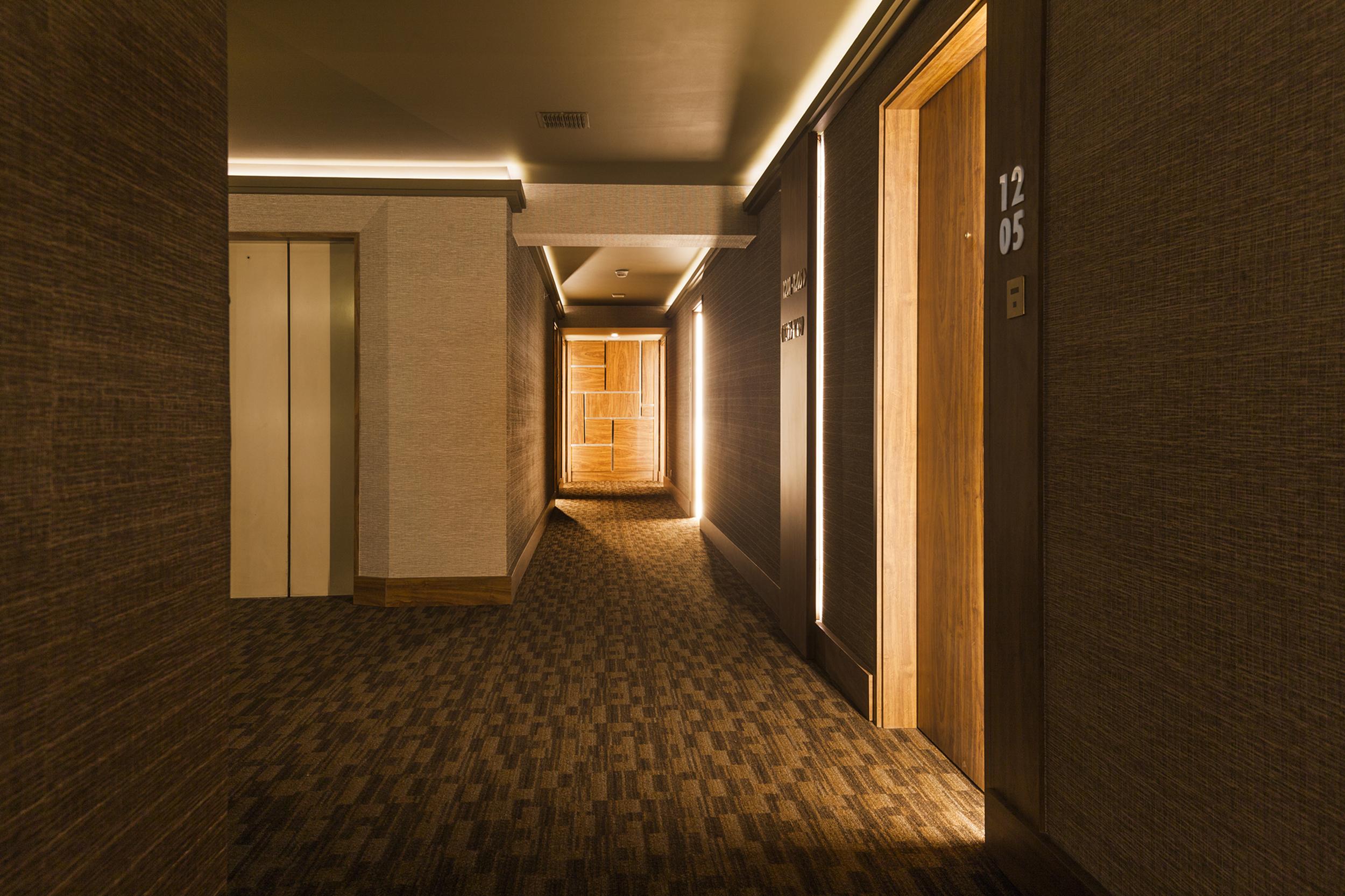 Hotel Regal Pacific Сантьяго Екстер'єр фото A corridor in a hotel