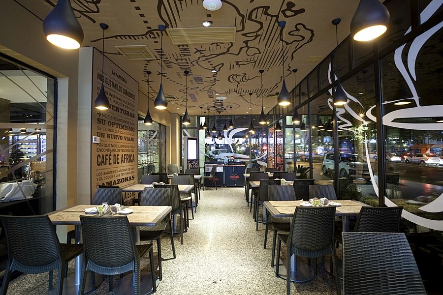 Hotel Regal Pacific Сантьяго Екстер'єр фото Interior of a typical café